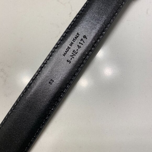 Celine Logo Leather Belt - Picture 5 of 7